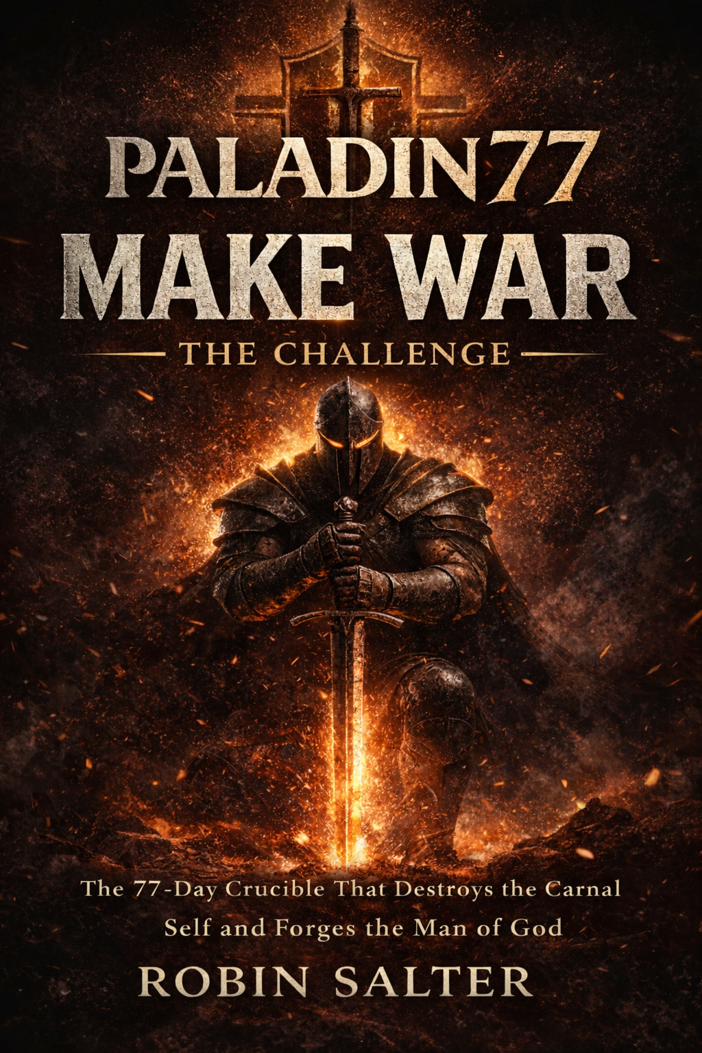 PALADIN77 Make War book cover by Robin Salter